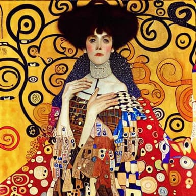 Gustav Klimt Style Example 2