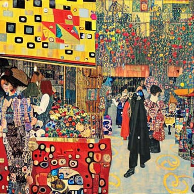Gustav Klimt Style Example 4