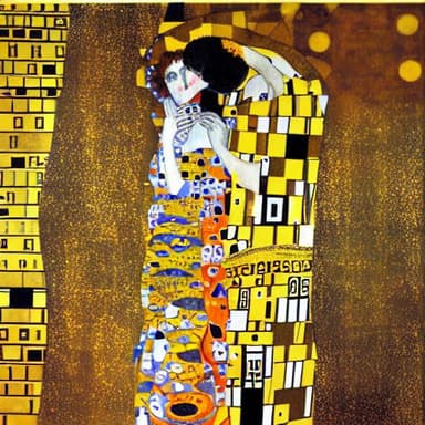 Gustav Klimt Style Example 6