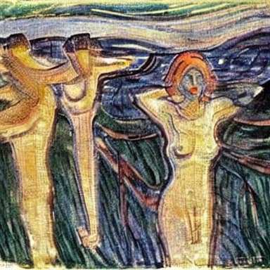 Edward Munch Style Example 6