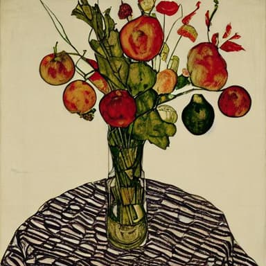 Egon Schiele Style Example 3